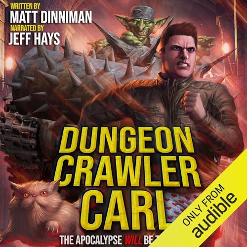 Cover of the audiobook 'Dungeon Crawler Carl' by Matt Dinniman