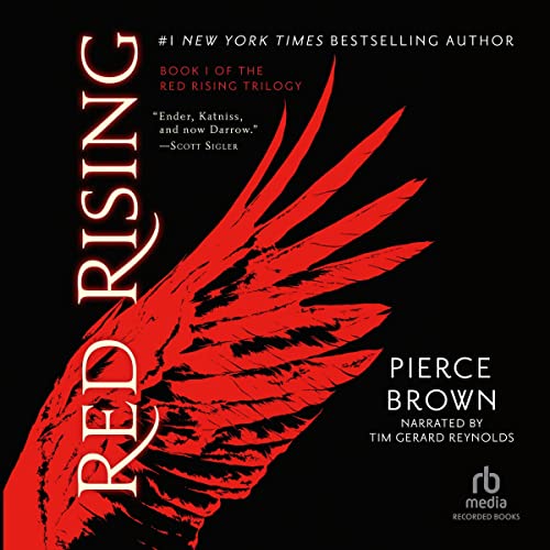 Cover of the audiobook 'Red Rising' by Pierce Brown