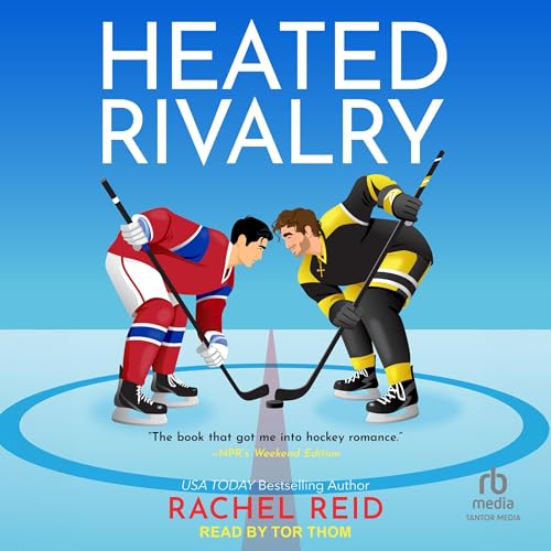 Cover of the audiobook 'Heated Rivalry' by Rachel Reid