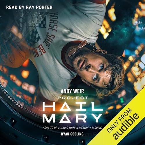 Cover of the audiobook 'Project Hail Mary' by Andy Weir
