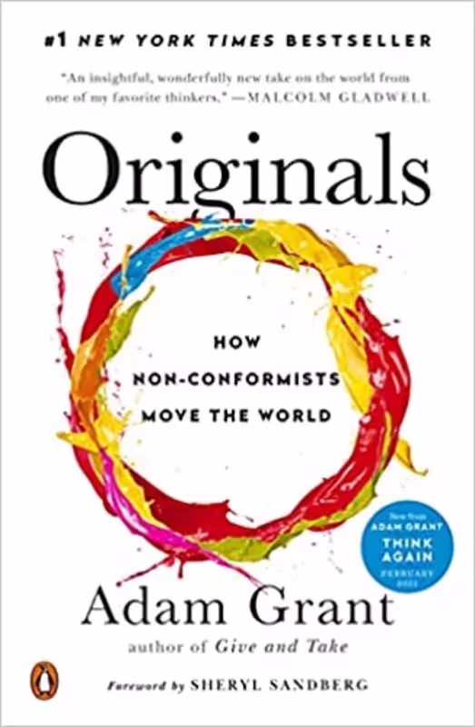 Cover of the audiobook 'Originals' by Adam Grant