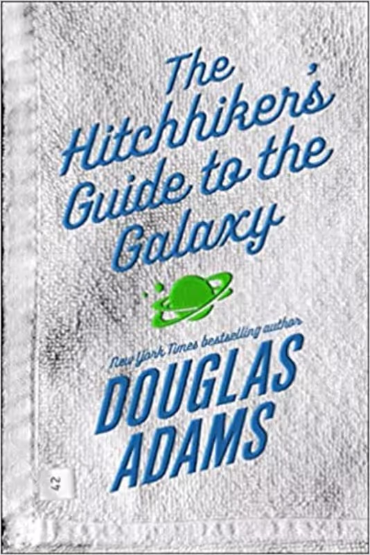 Cover of the audiobook 'The Hitchhikers Guide To The Galaxy' by Douglas Adams