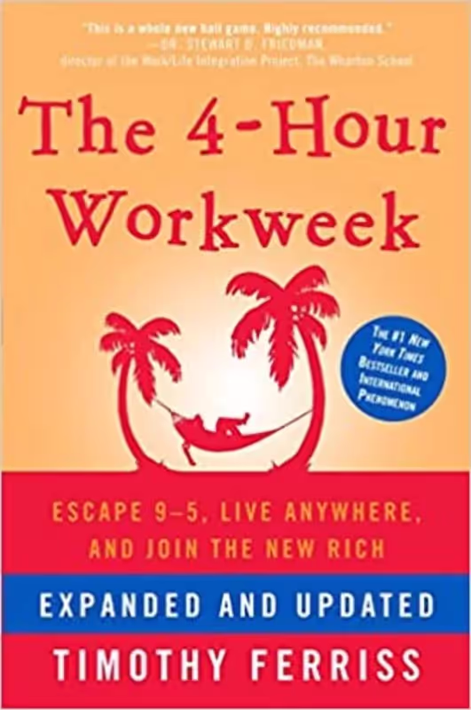 Cover of the audiobook 'Een Werkweek Van 4 Uur' by Timothy Ferriss