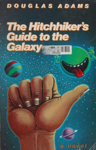 Cover of the audiobook 'Hitchhiker's Guide to the Galaxy' by Douglas Adams