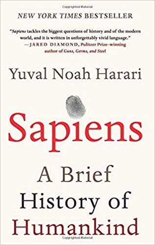 Cover of the audiobook 'Sapiens: A Brief History of Humankind' by Yuval Noah Harari